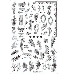 Stamping plate Plus size No. 13 (9.5x14.5 cm)