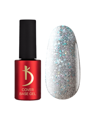 Reflective base coat for gel polish Crystal Drops 02, 7 ml