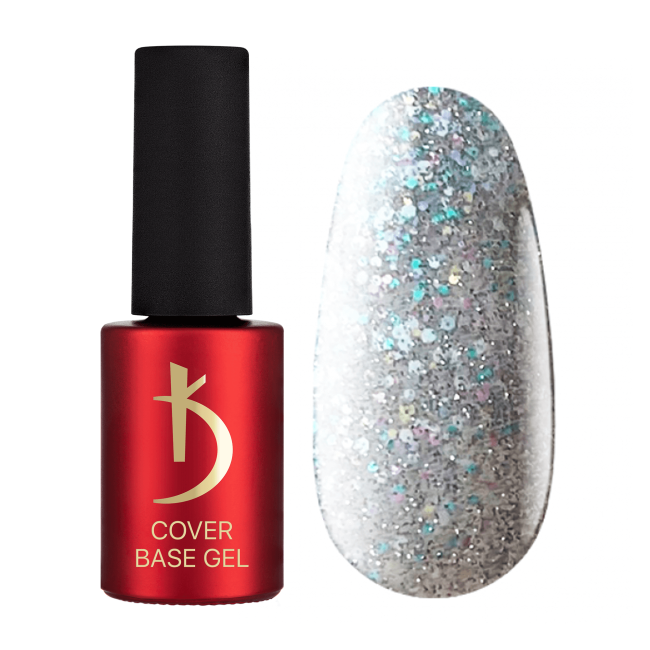 Reflective base coat for gel polish Crystal Drops 02, 7 ml