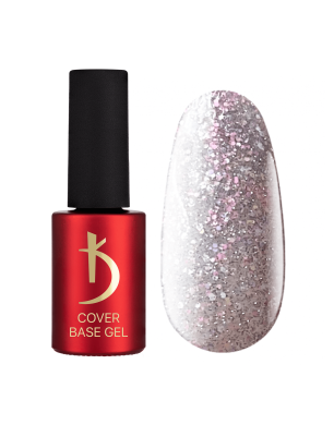 Reflective base coat for gel polish Crystal Drops 03, 7 ml