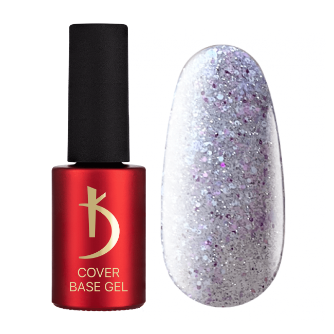 Reflective base coat for gel polish Crystal Drops 04, 7 ml