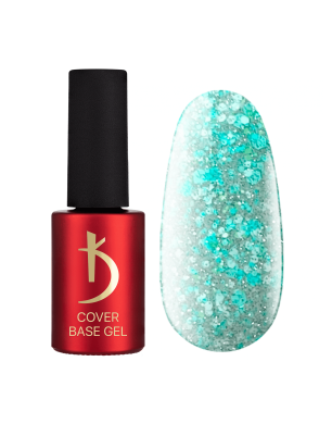 Reflective base coat for gel polish Crystal Drops 12, 7 ml