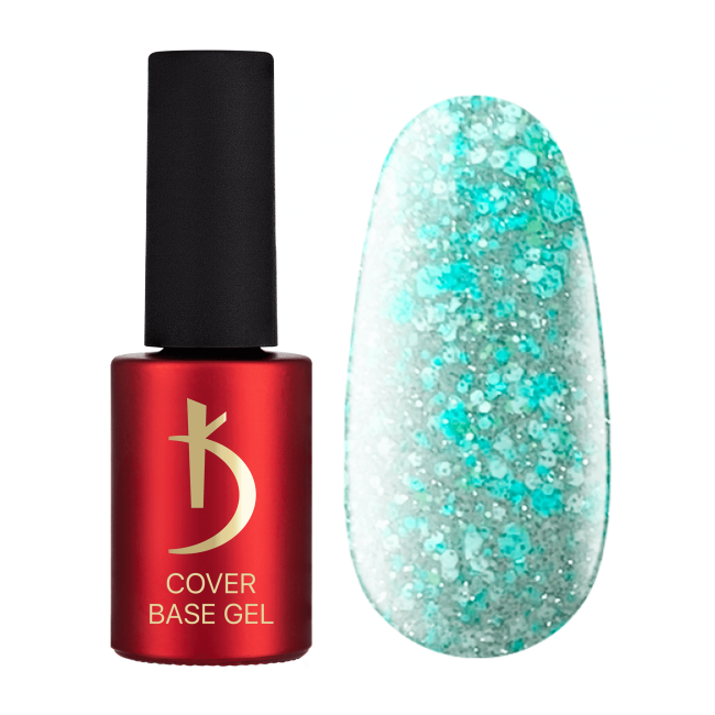 Reflective base coat for gel polish Crystal Drops 12, 7 ml