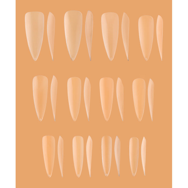 Varfuri din plastic Stiletto extra lung (240 buc/pachet)