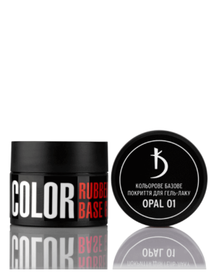 Цветное базовое покрытие для гель-лака Color base gel, Opal 01, 12 мл