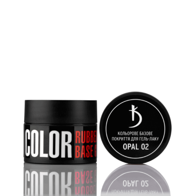 Цветное базовое покрытие для гель-лака Color base gel, Opal 02, 12 мл