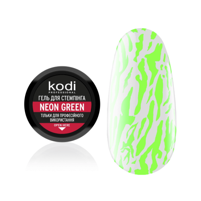 Stamping Gel Neon Green, 4 ml