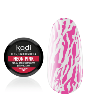 Stamping Gel Neon Pink, 4 ml