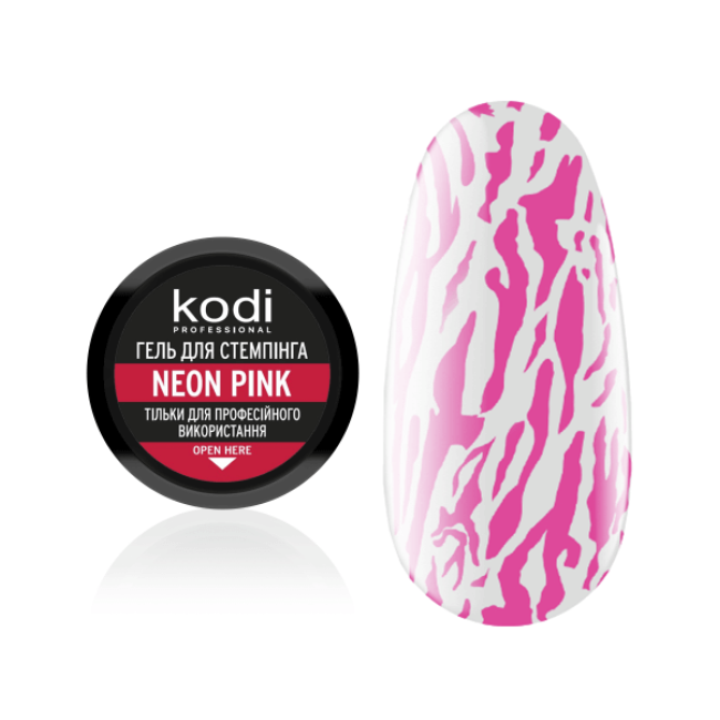 Stamping Gel Neon Pink, 4 ml