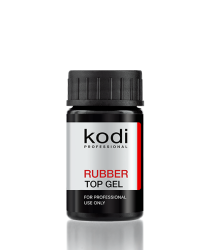 Topcoat/finish din cauciuc pentru lac cu gel, 14 ml - Rubber Top Kodi profesional 