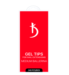 Gel Tips for Extensions MEDIUM BALLERINA (240 pcs/pack)