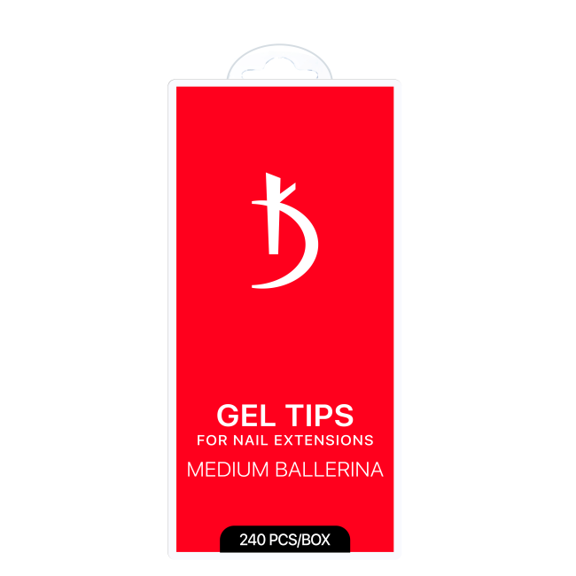 Gel Tips for Extensions MEDIUM BALLERINA (240 pcs/pack)