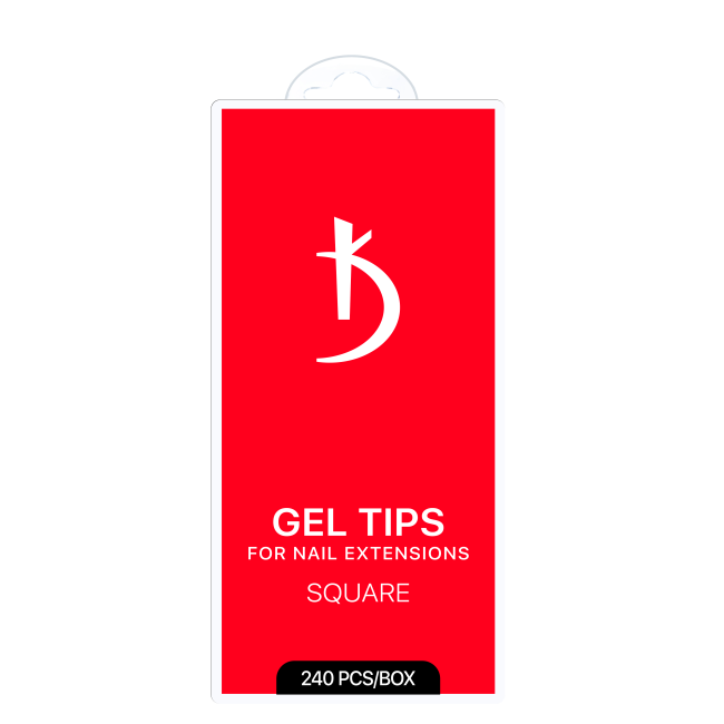 Gel Tips for Extensions SQUARE (240 pcs/pack)