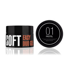 Easy Duo Gel Soft "Pastel" 01 (Acrylic-Gel), 35 g