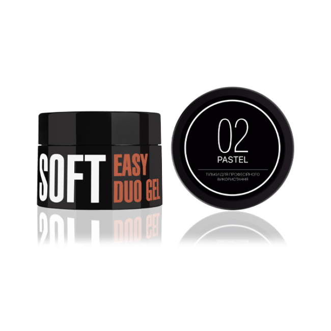 Easy Duo Gel Soft "Pastel" 02 (Acrylic-Gel), 35 g