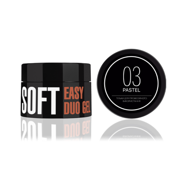 Easy Duo Gel Soft "Pastel" 03 (Acrylic-Gel), 35 g