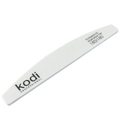 № 12 Nail File "Crescent" 180/180 (Color: White, Size: 178/28/4)