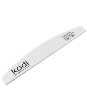 № 12 Nail File "Crescent" 180/180 (Color: White, Size: 178/28/4)