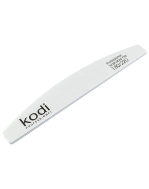 № 15 Nail File "Crescent" 180/220 (Color: White, Size: 178/28/4)