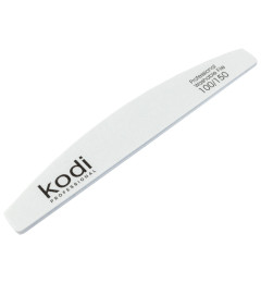 № 16 Nail File "Crescent" 100/150 (Color: White, Size: 178/28/4)