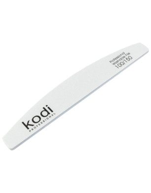 № 16 Nail File "Crescent" 100/150 (Color: White, Size: 178/28/4)