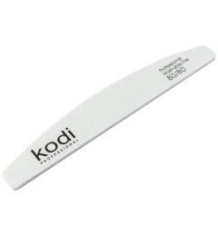 № 9 Nail File "Crescent" 80/80 (Color: White, Size: 178/28/4)