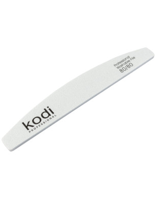 № 9 Nail File "Crescent" 80/80 (Color: White, Size: 178/28/4)