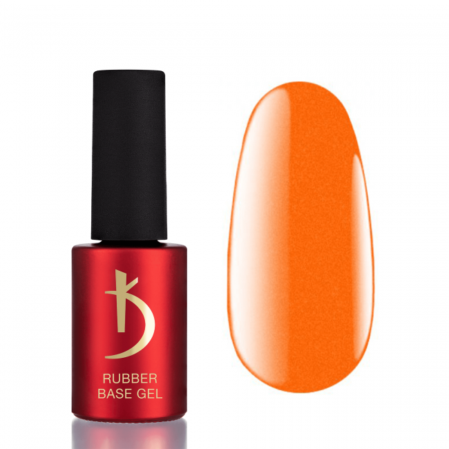 Strat de bază color pentru lac cu gel Color Rubber gel de bază, Neon 08, 7 ml