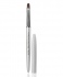 Pensula pentru modelarea unghiilor cu gel (dimensiune: ovala nr.6, material: maner metalic, peri de nailon maro)