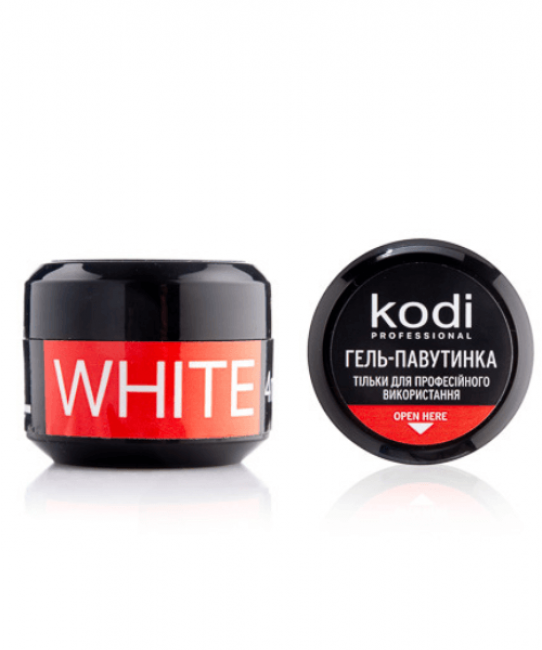 Gel păianjen pentru unghii Kodi Professional, 4 ml (culoare: alb)
