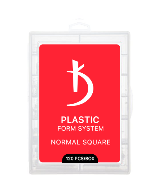 Top forme de unghii din plastic Pătrat normal (120 buc/pachet)