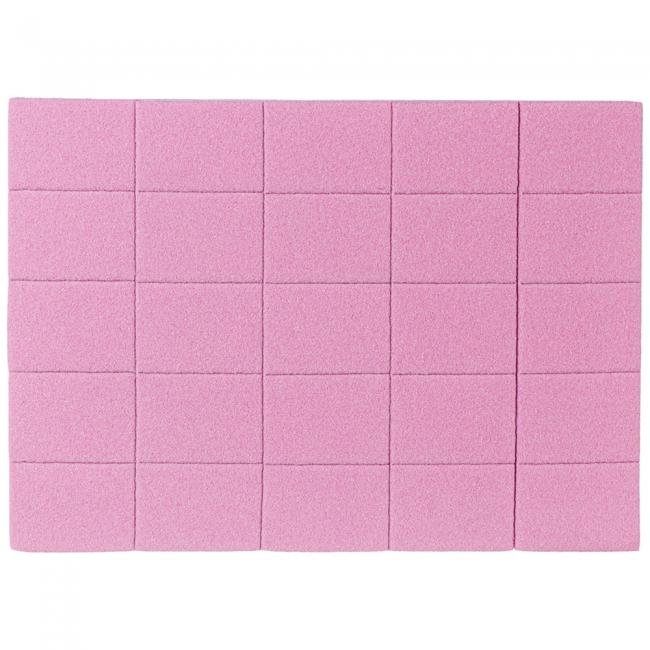 Set of Mini Buffs 120/120, Color: pink (50pcs/pack)